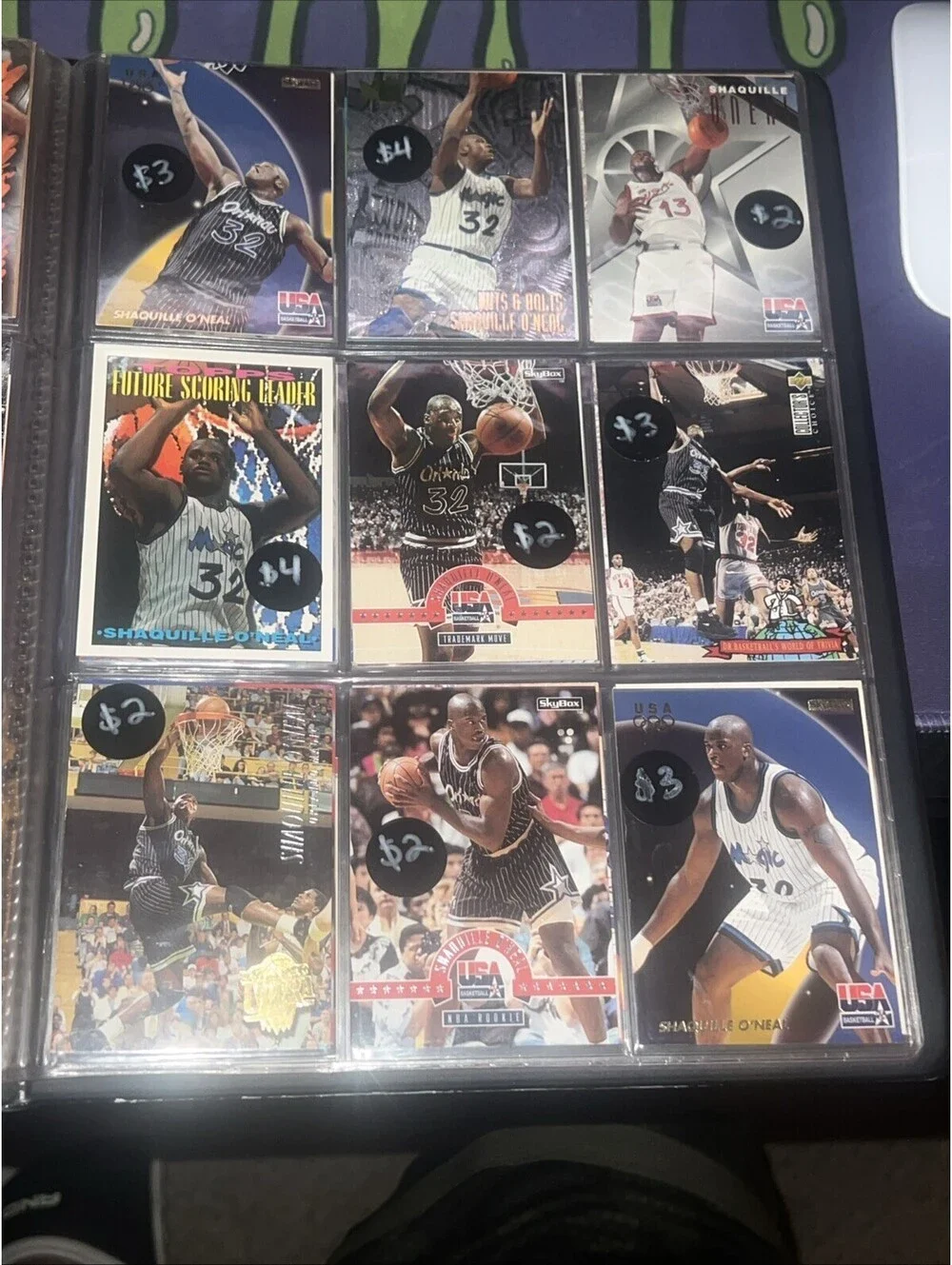 Huge Lot Of Shaquille O'Neal Basketball Cards Rookies Magic Lakers College